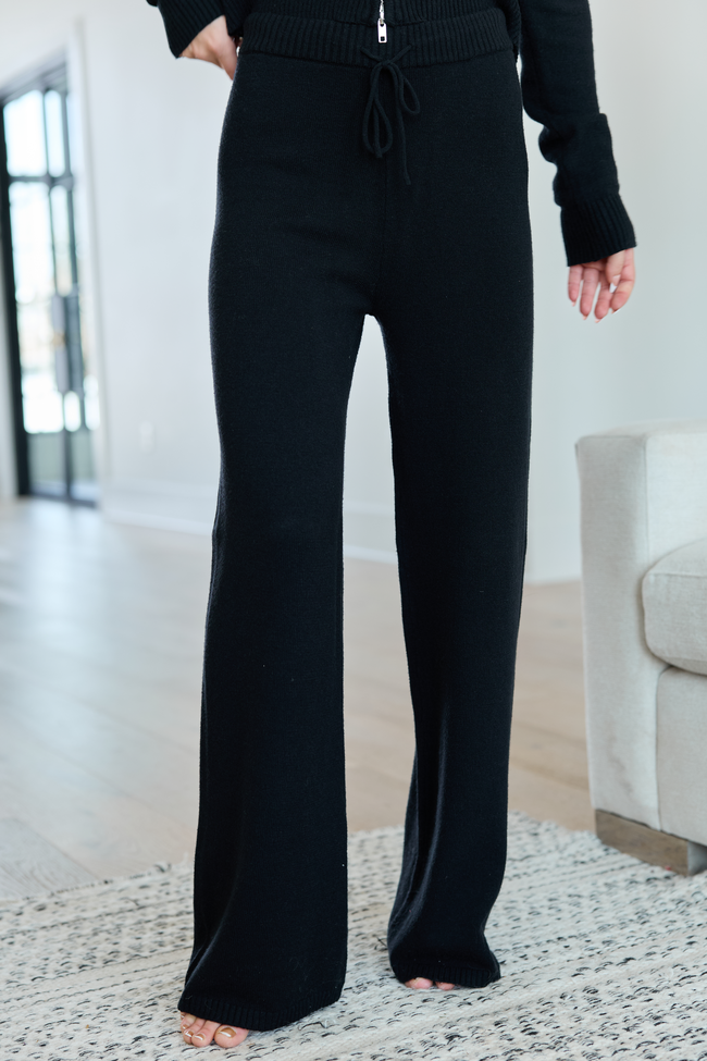 Reba Black Lounge Pants