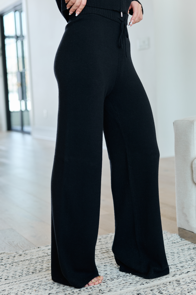 Reba Black Lounge Pants