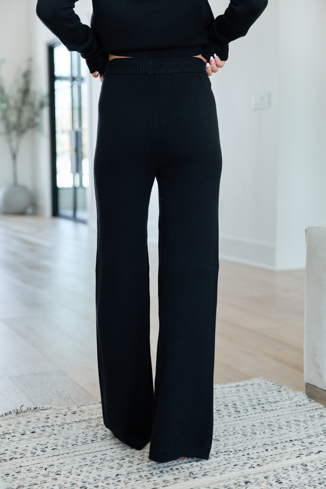 Reba Black Lounge Pants