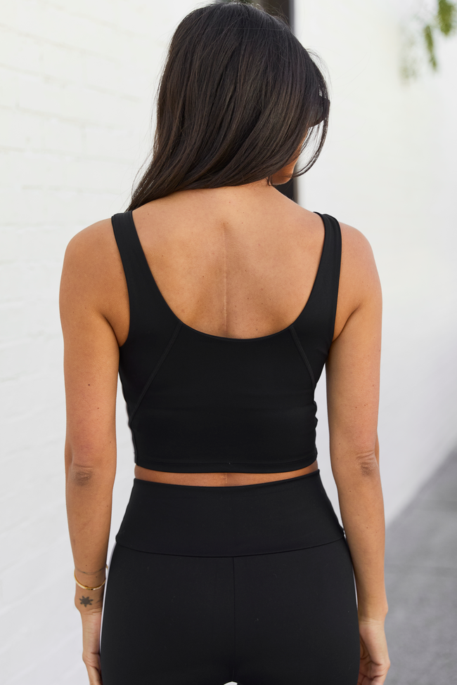 Daily Dash Black Active Tank