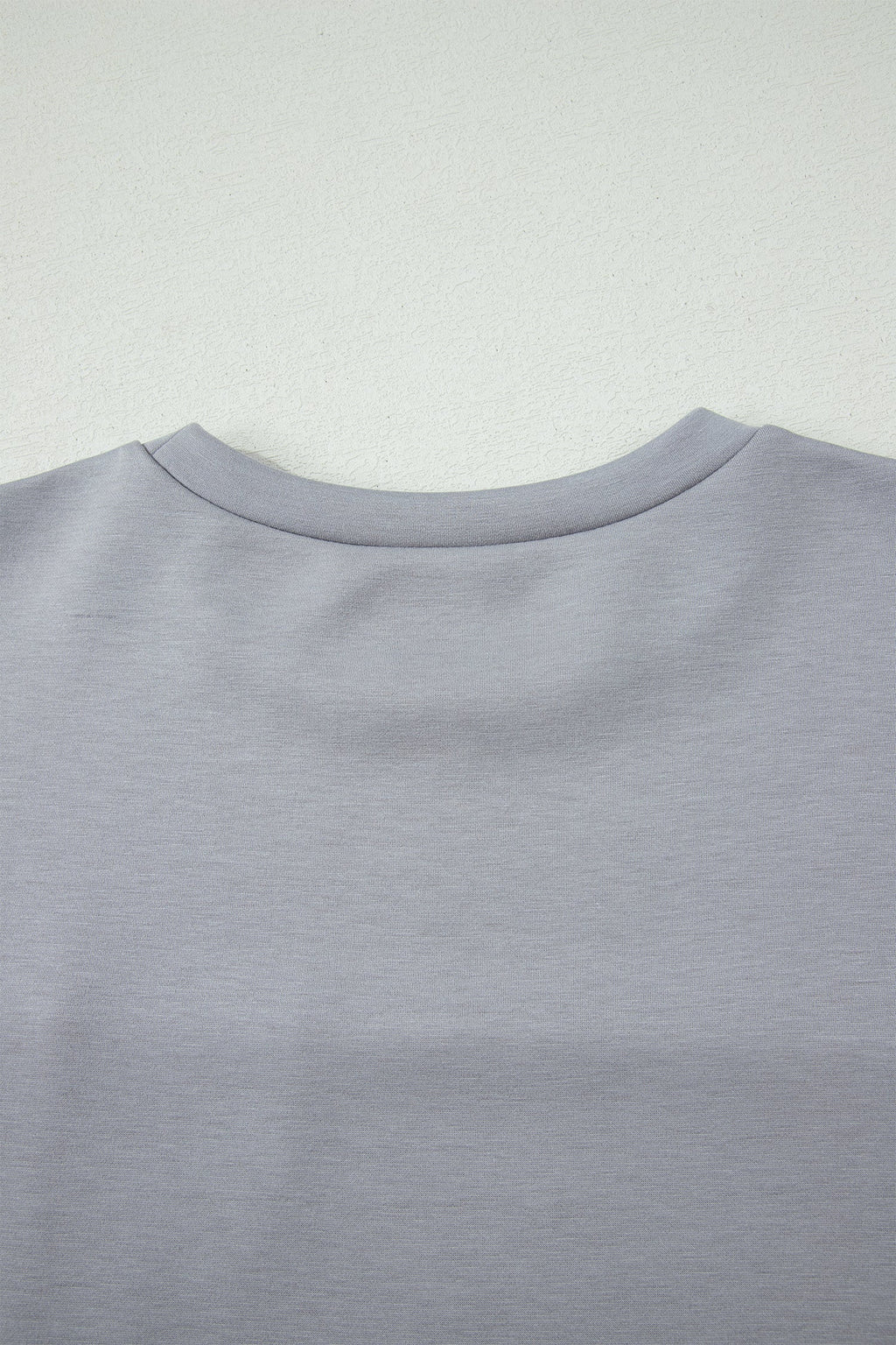 Camo Colorblock Raw Seam Short Sleeve Tee