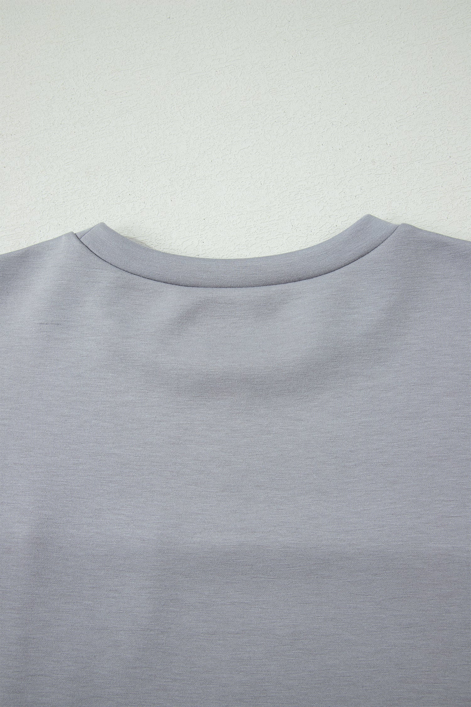 Camo Colorblock Raw Seam Short Sleeve Tee