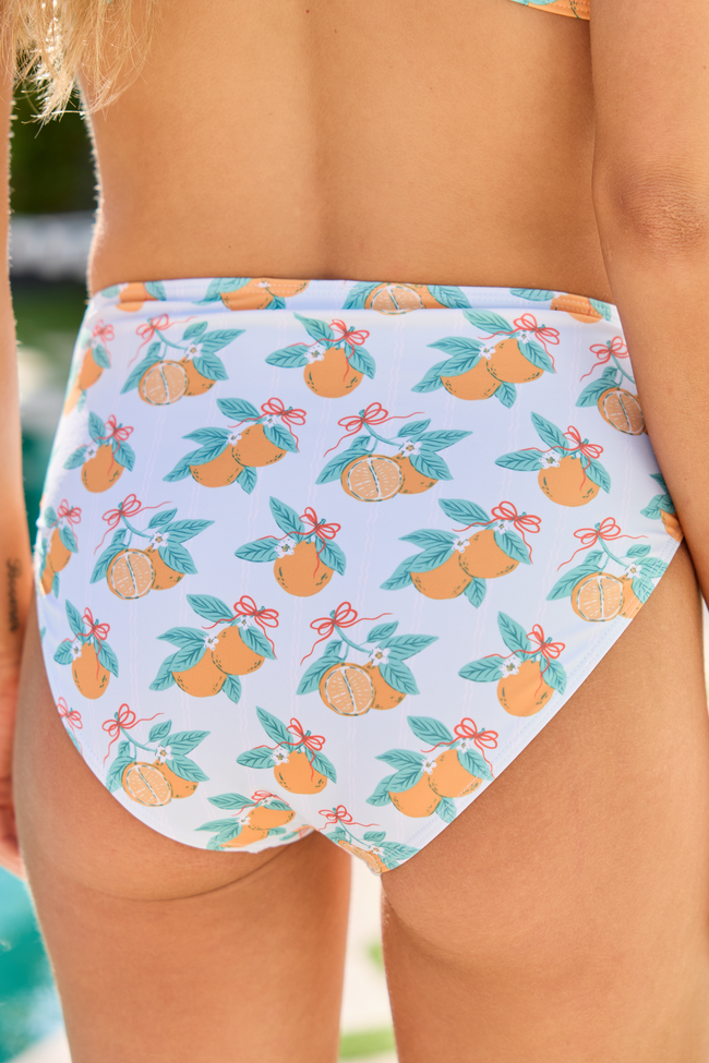 Everyday Fanta-Sea Orange Print Printed Bikini Bottom SALE