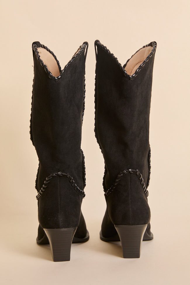 Tilley Black Whipstitch Cowboy Boots SALE