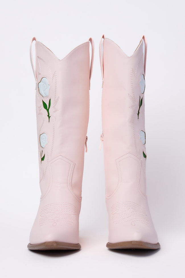 Willa Rose Pink Cowboy Boots SALE