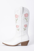Willa Rose White Cowboy Boots SALE