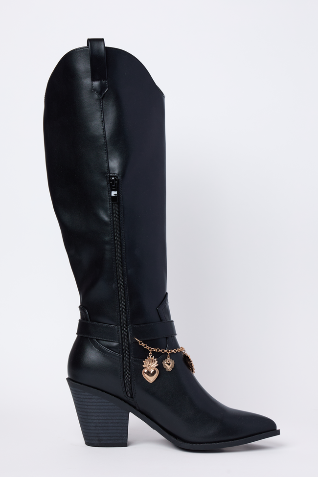Cattle Black Charm Cowboy Boots SALE