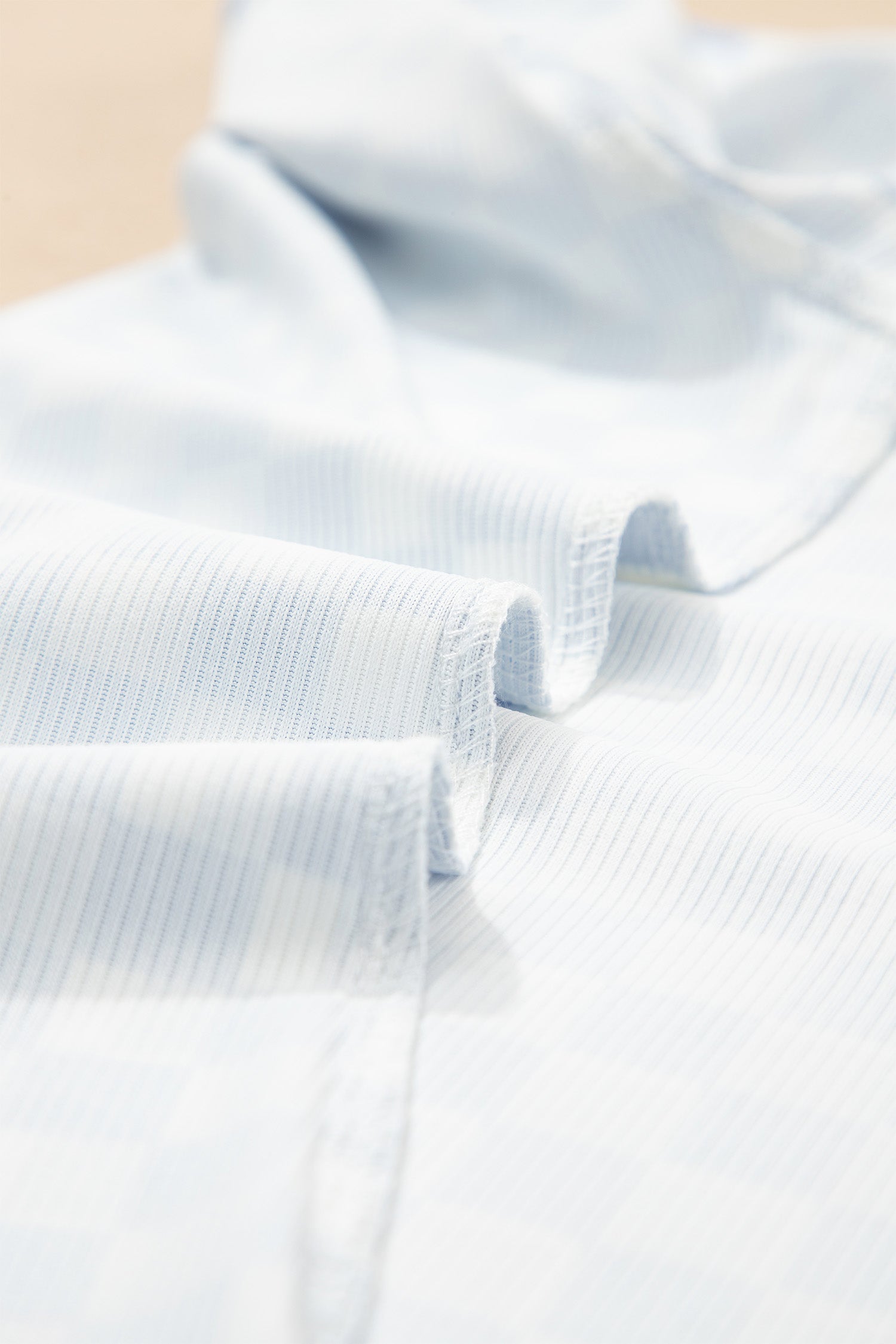 Checker Ribbed Short Sleeve Crew Neck T-Shirt