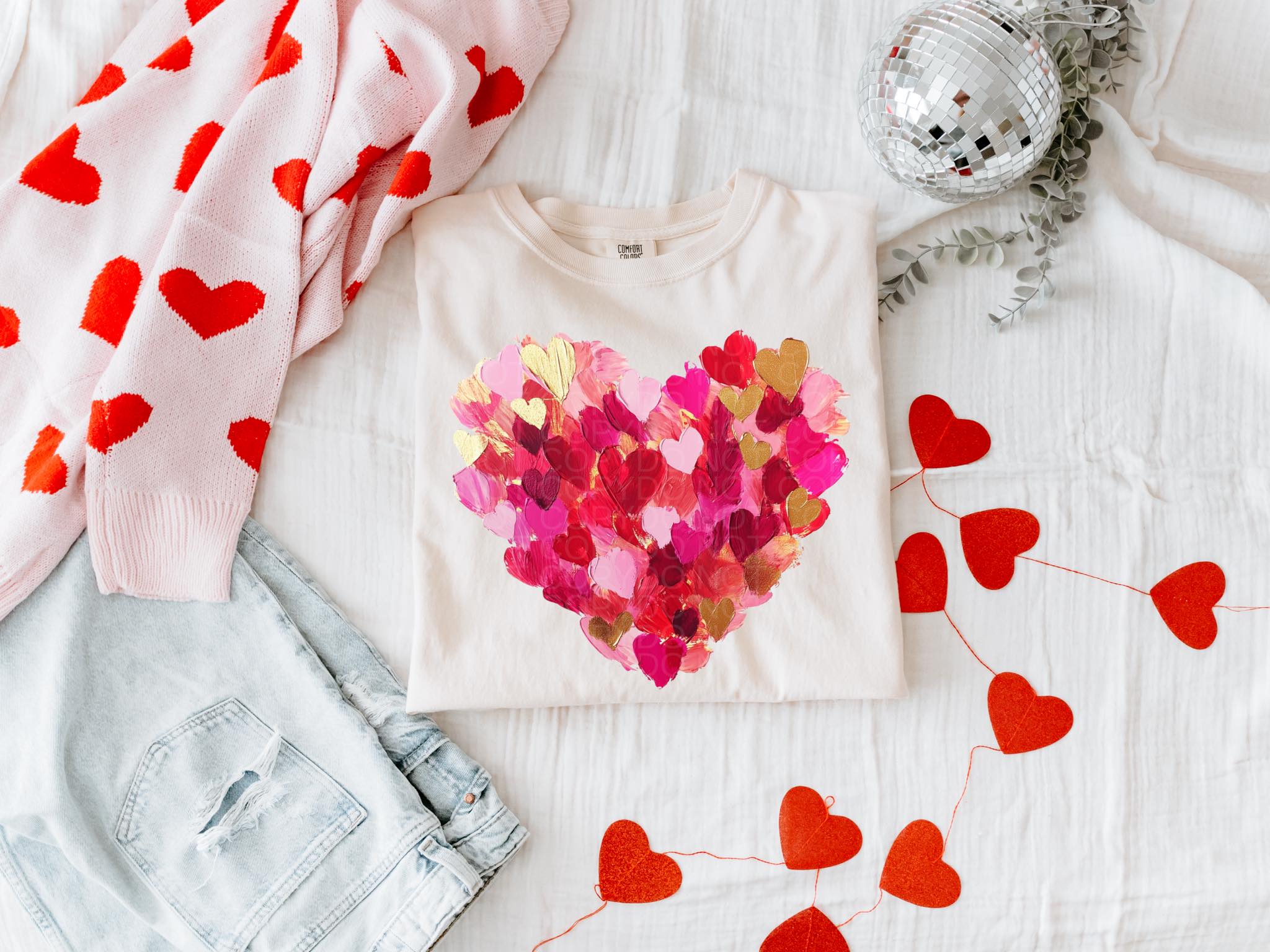 Painted with love on Ivory- Multiple Styles