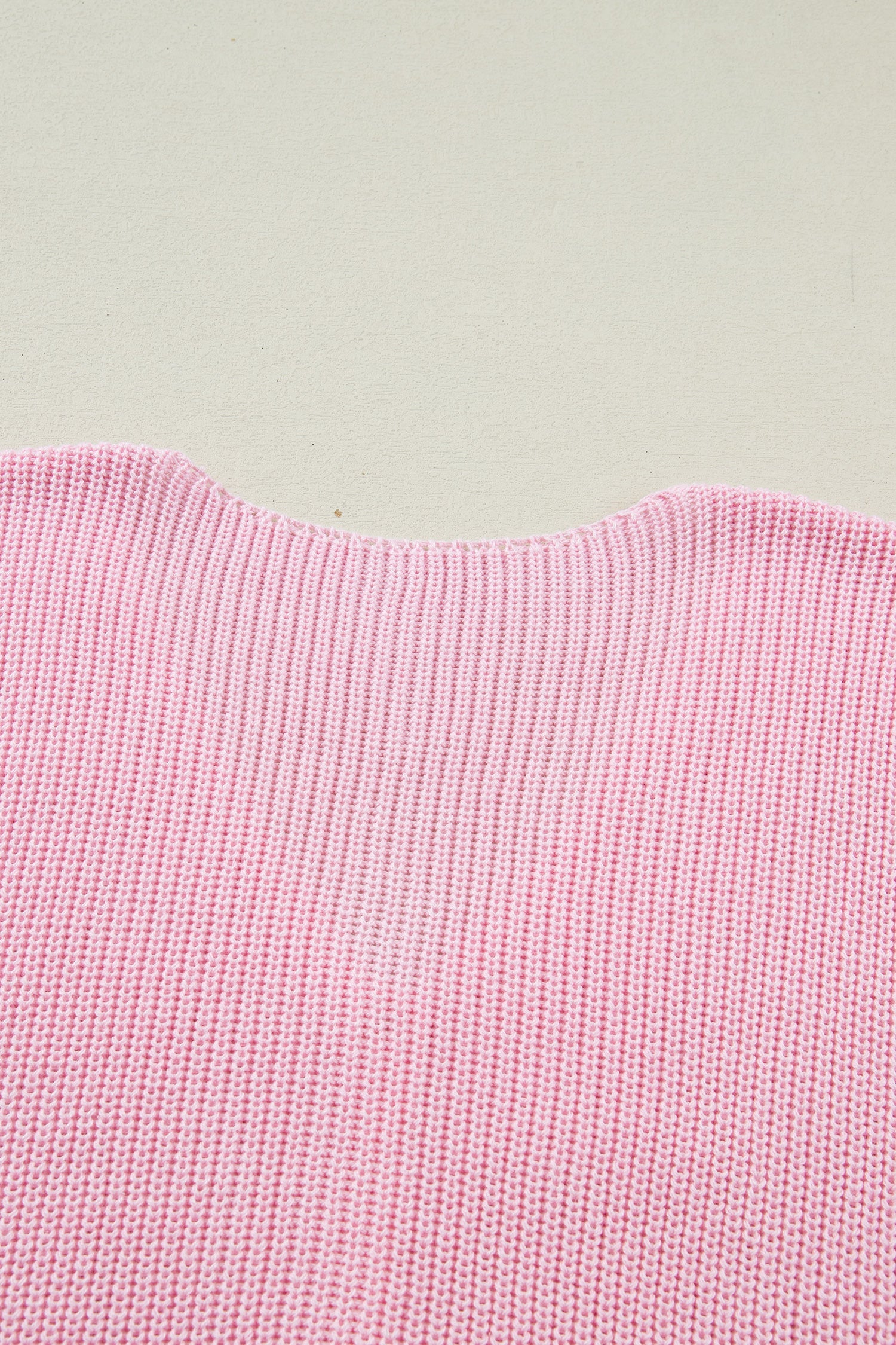 Solid Button Front V-Neck Sweater Knit Vest