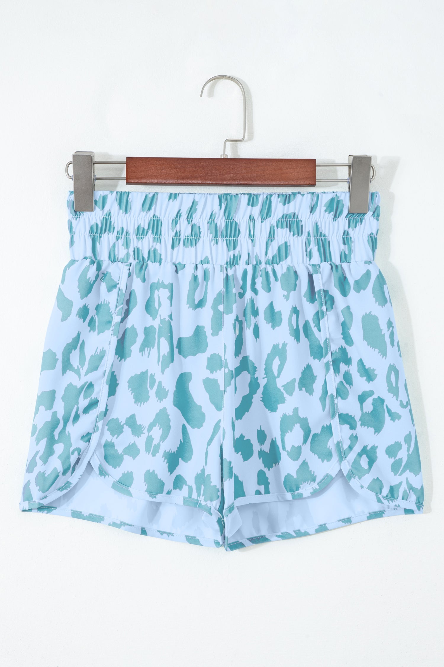 Leopard High Waist Athletic Shorts