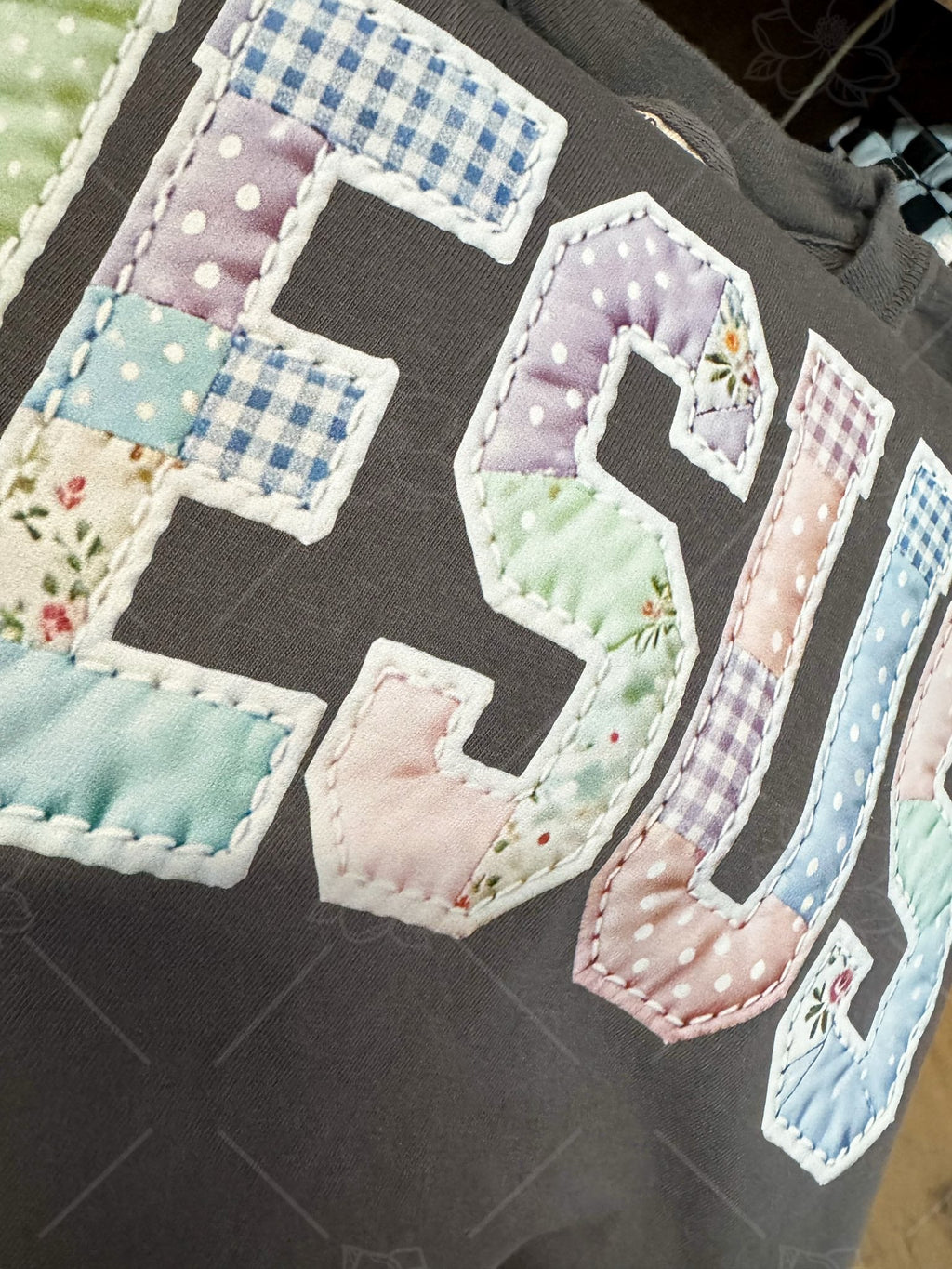 Jesus Patchwork DTF Deal - Comfort Colors