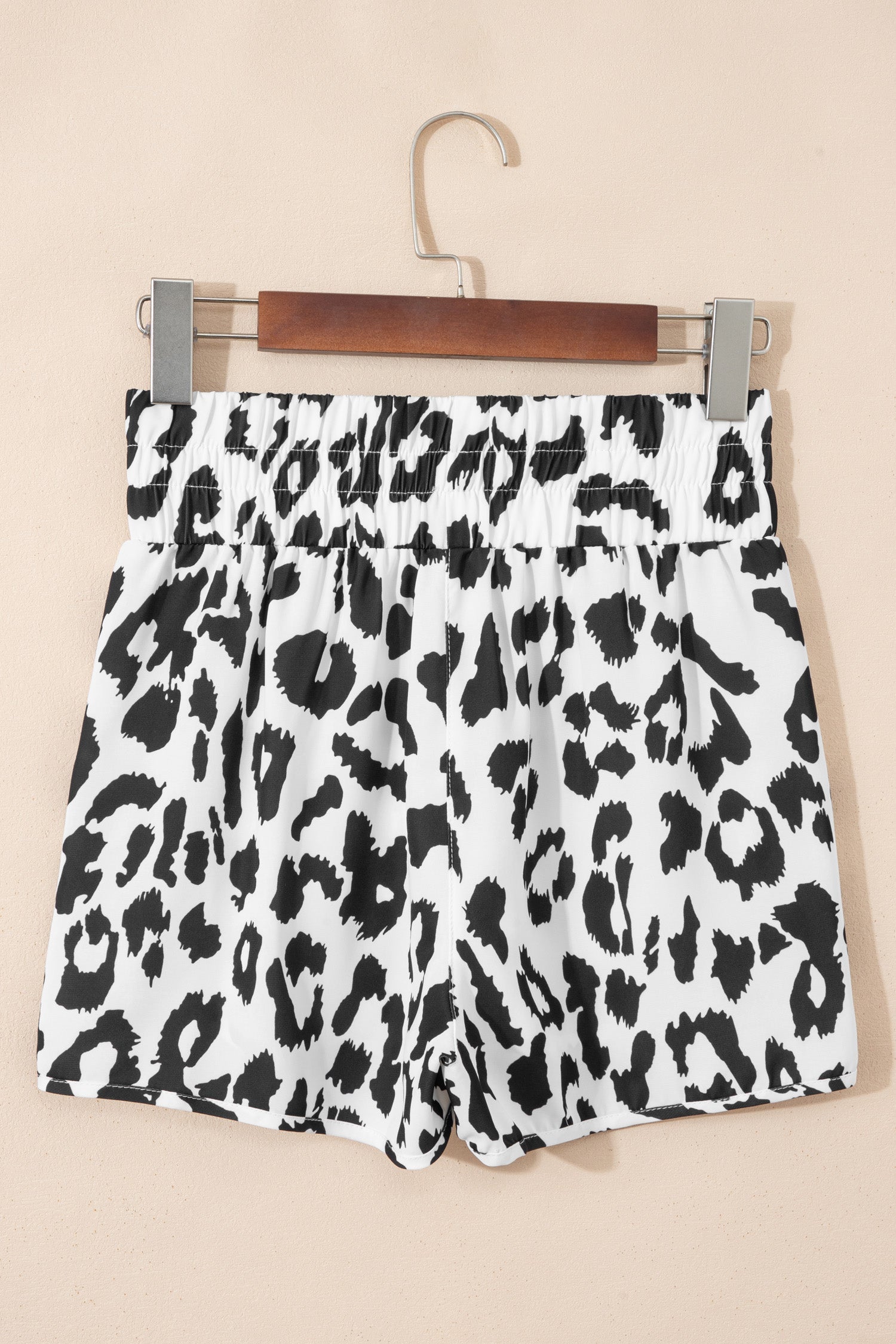 Leopard High Waist Athletic Shorts
