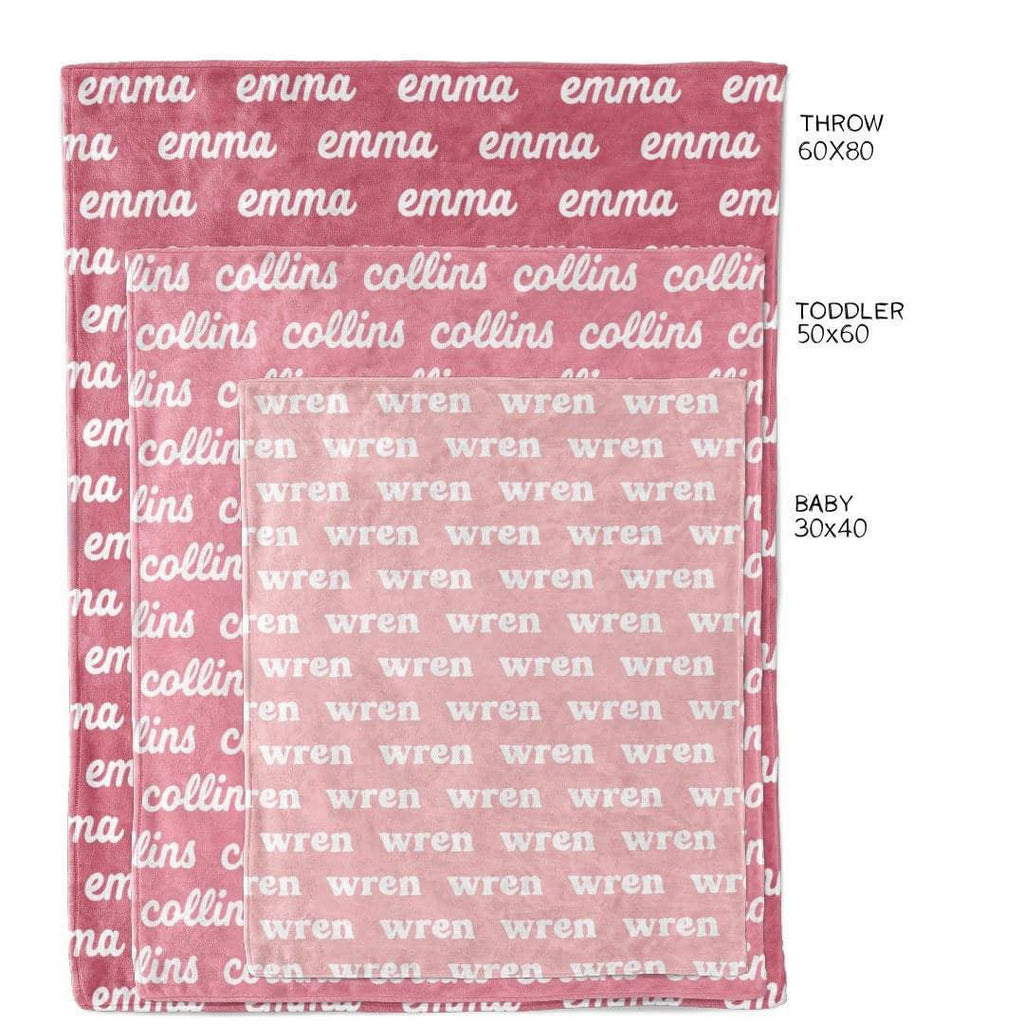 Repeating Name/Pattern Blanket - Week of 7.7