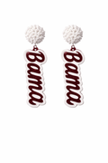 Bama Pom Pom Drop Earrings
