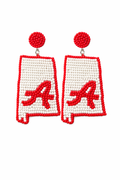 Alabama Pride State Earrings