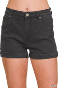 5-Pocket Cuffed Bottoms Zenana