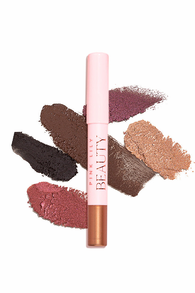 Pink Lily Beauty Eye Want It All Multi Eyeshadow and Eyeliner - Copper Rose FINAL SALE
