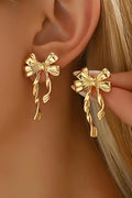 Gold Bow Knot Studs RTS