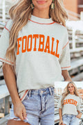 Grey Football/Gameday Double Sided Top New RTS