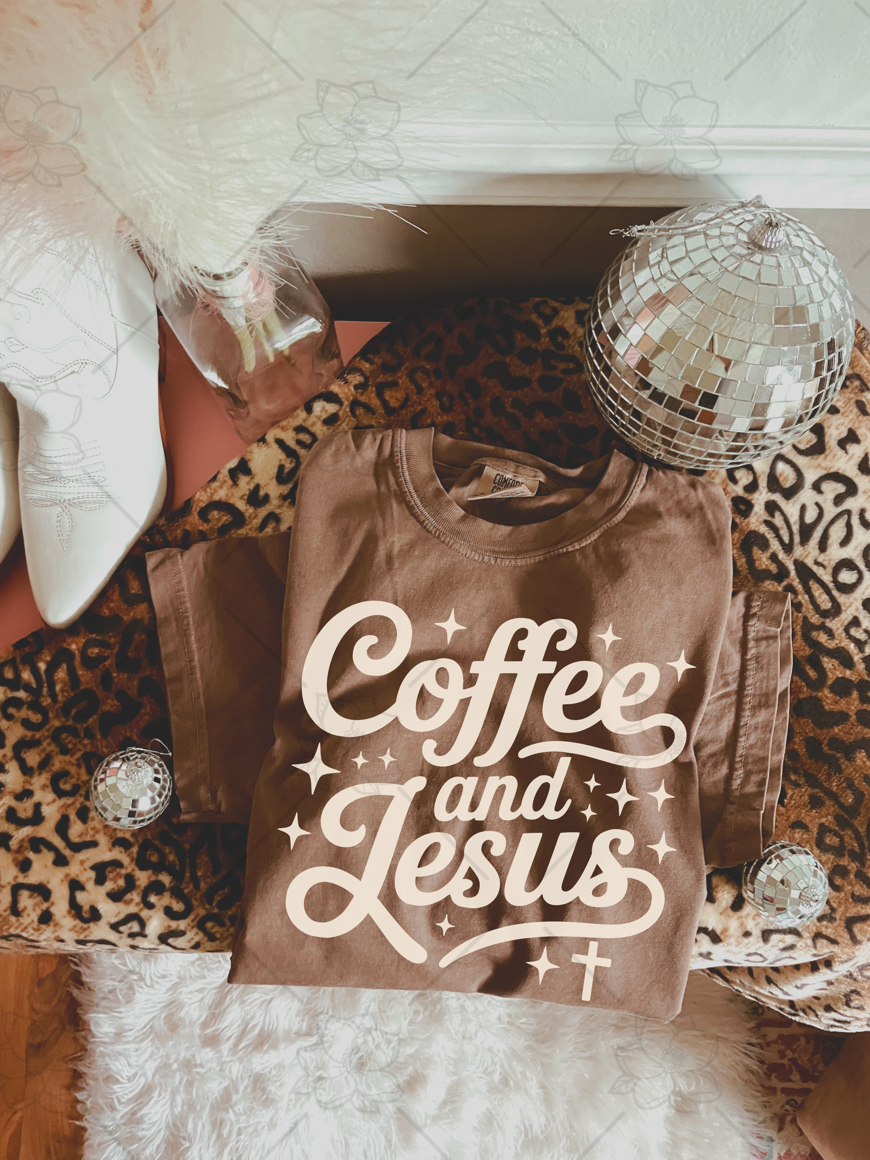 Coffee & Jesus DTF Deal - Comfort Colors