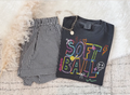 Softball Doodle -  Multiple Styles