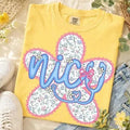 Flower NICU Nurse Tee.