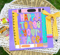 Happy To See Your Face Crayon Border Tee.