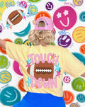 Touch Down Football FRONT ONLY Tee.
