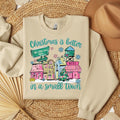 Christmas Is Better Zip Custom Sweatshirt.