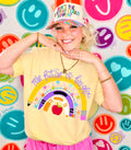 The Future is Bright Supply Rainbow Tee.