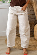 Stripe Casual Pants