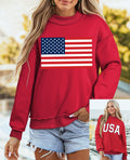 Red Flag USA Reversible Sweatshirt New RTS
