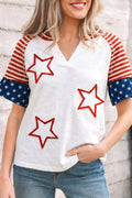 Red Star Flag Top
