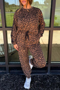 Varsity Stripe Leopard Set RTS