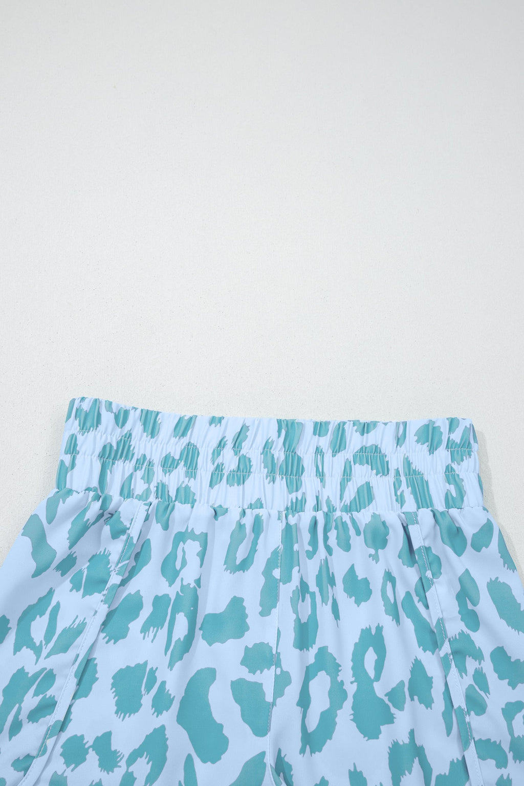 Leopard High Waist Athletic Shorts