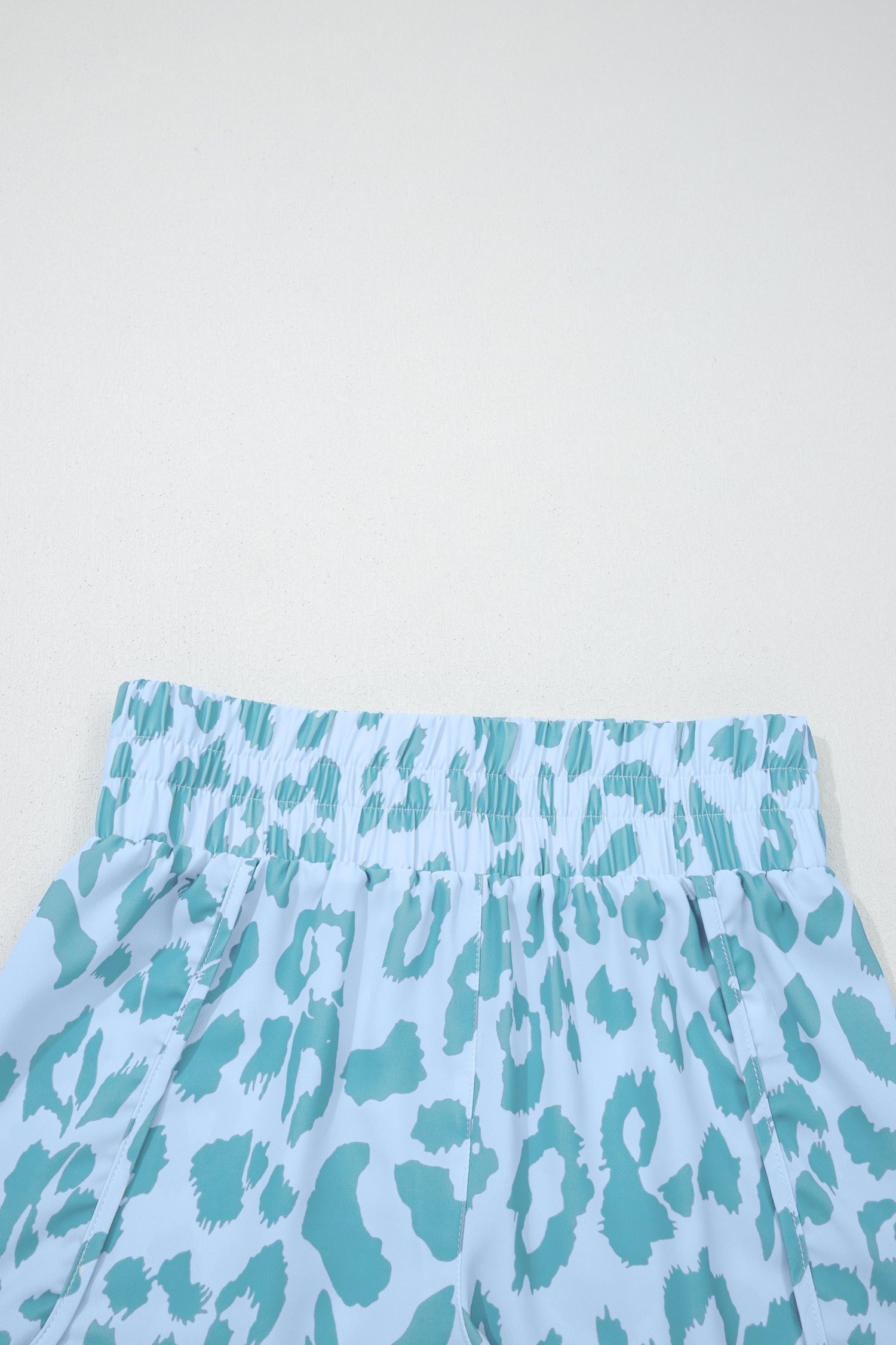 Leopard High Waist Athletic Shorts