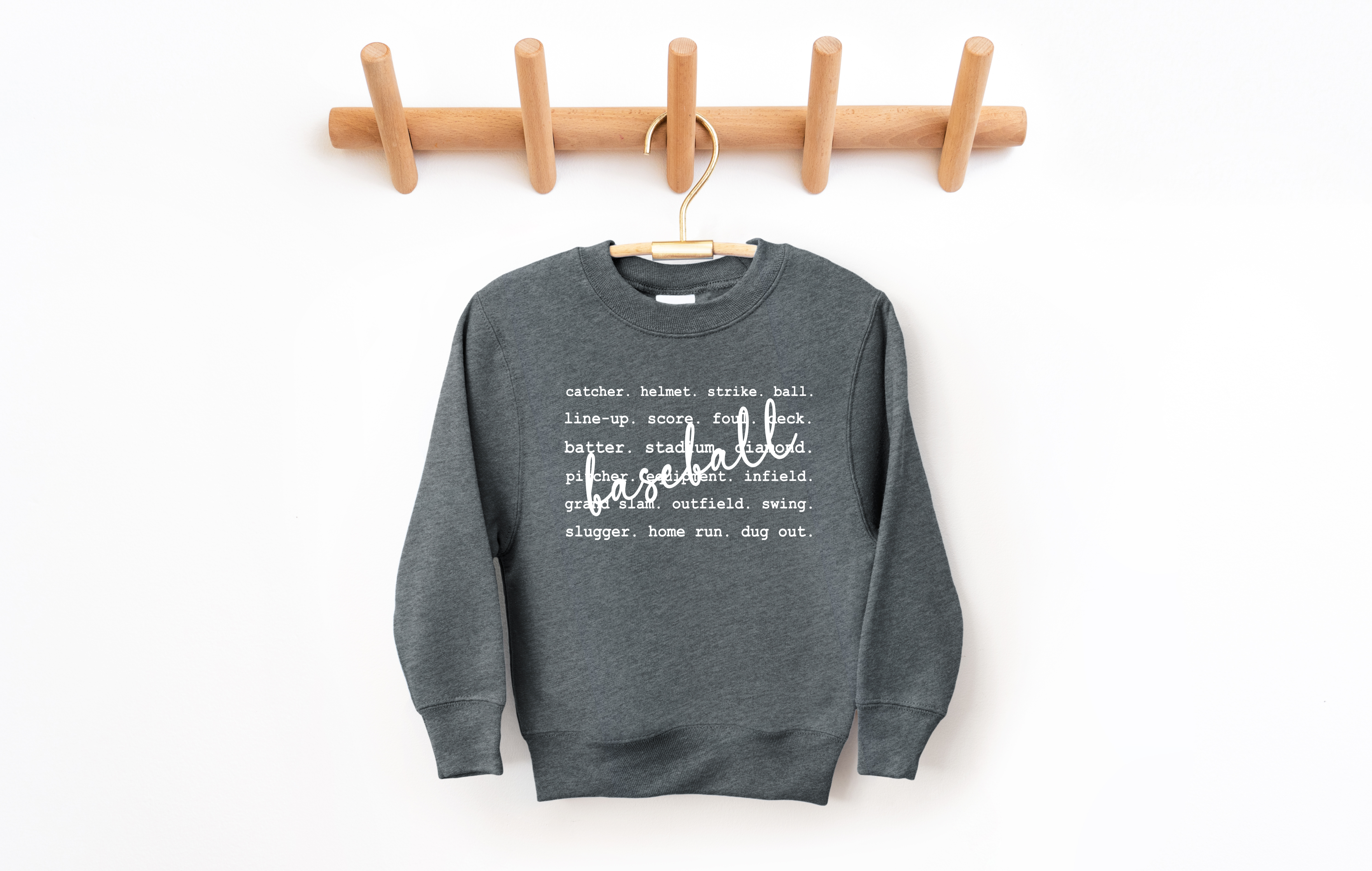 Youth Sport Writing Sweatshirt - Multiple Options