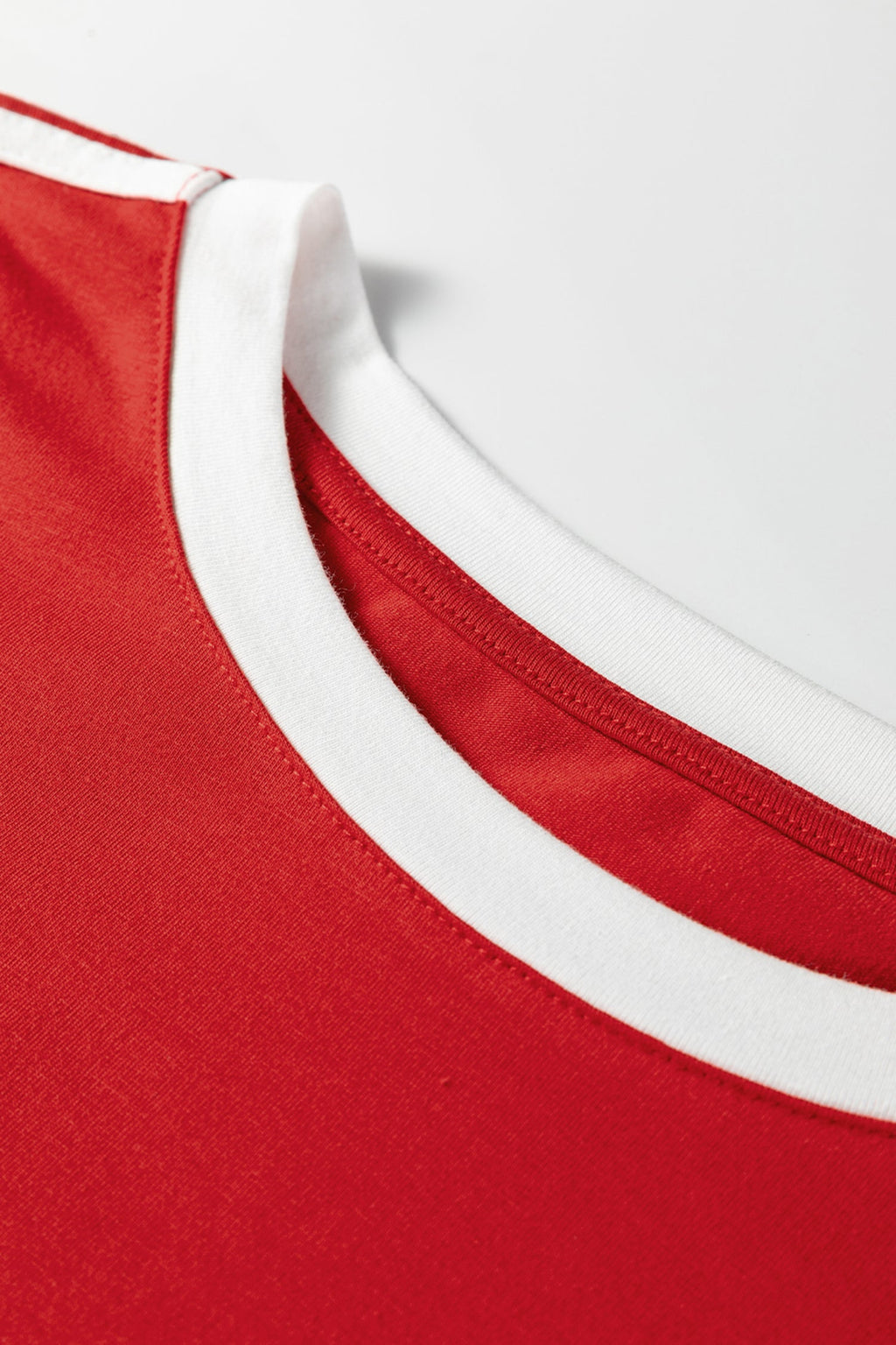 Varsity Stripe Crew Neck Long Sleeve Top