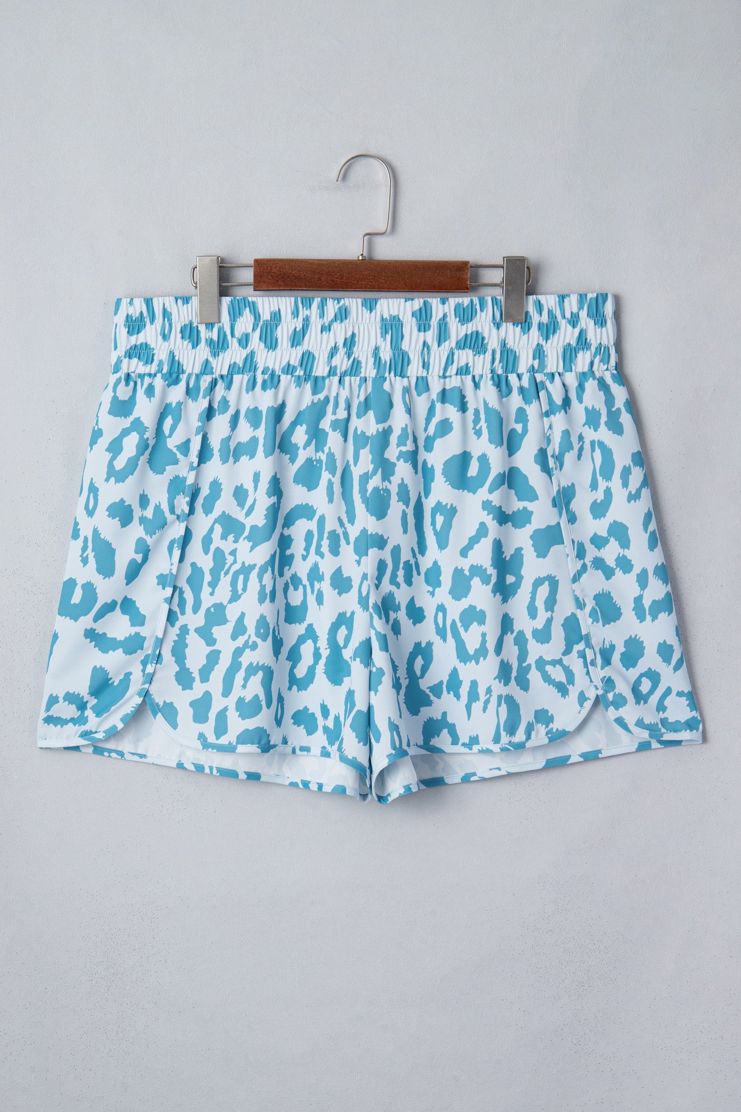 Blue Leopard Plus Shorties