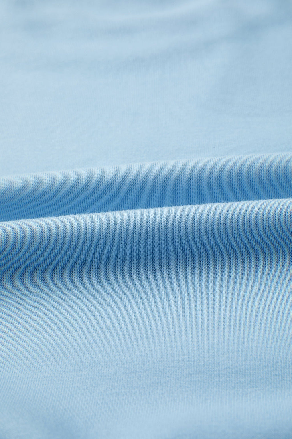 Solid Tee & Wide Leg Raw Hem Pants Set