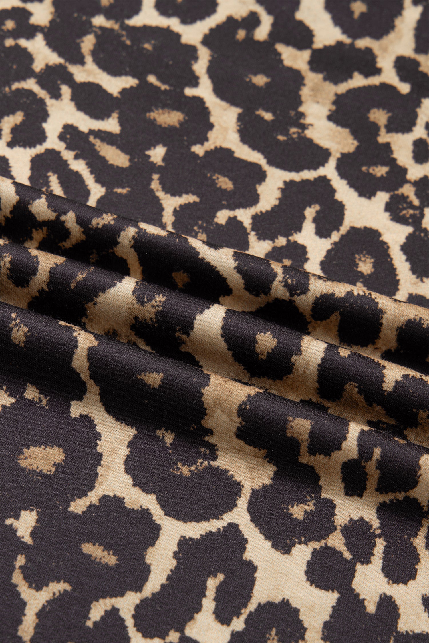 Leopard Varsity Stripe Contrast T-Shirt Dress